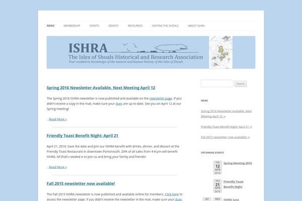 Site using Event List plugin