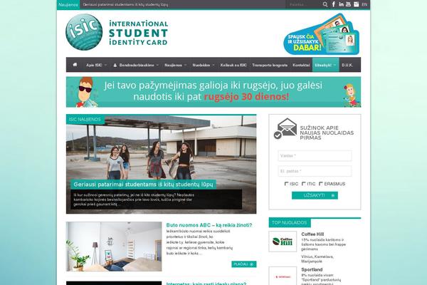 isic.lt site used Isic