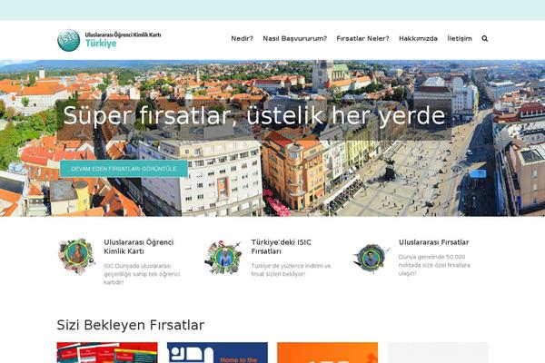 Isic theme site design template sample