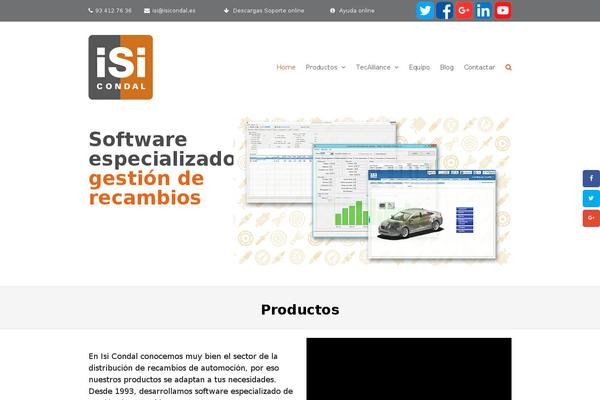 Site using Wp-floating-menu plugin