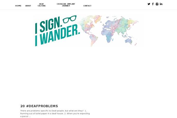 isigniwander.com site used Simplefoliothemeres