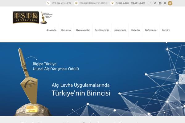 ReConstruction theme site design template sample