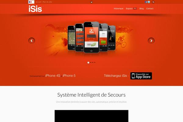 Flare theme site design template sample