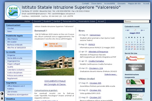 Site using Albo Pretorio On line plugin