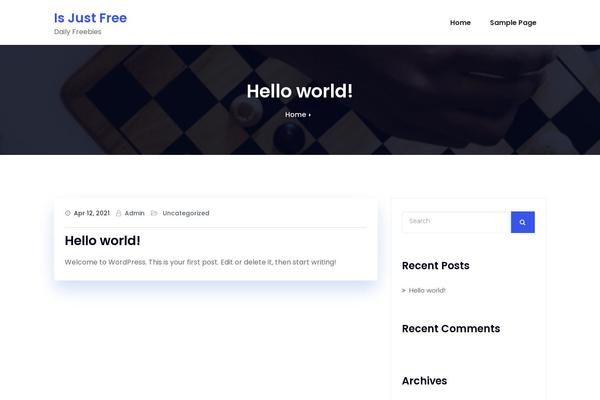 isjustfree.com site used Short