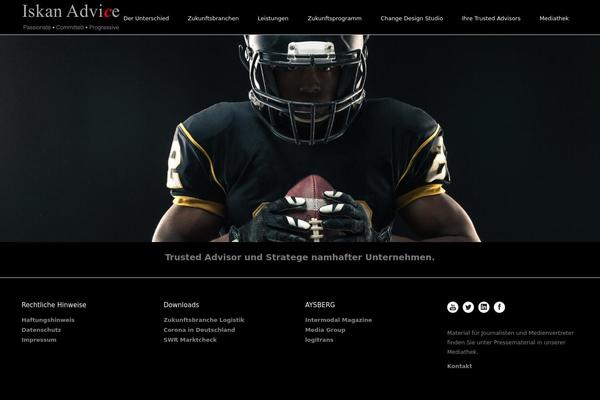 Stardust theme site design template sample