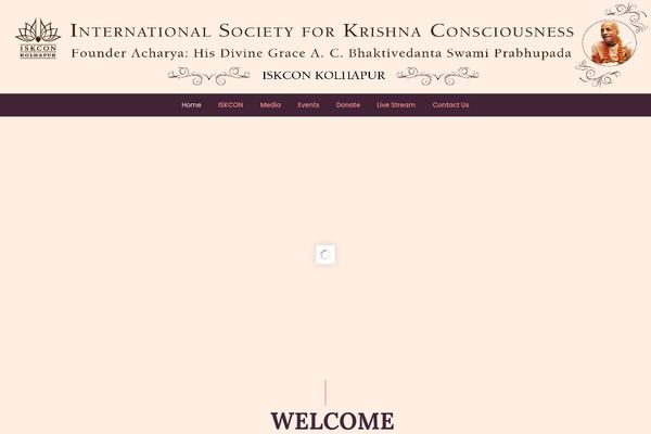 Vihara theme site design template sample
