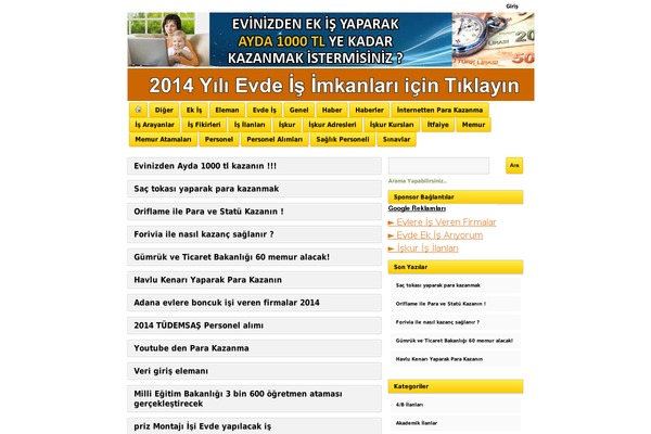 Blocks theme site design template sample