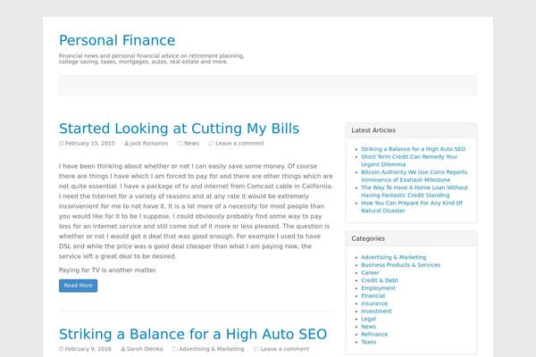 Bootville Lite theme site design template sample