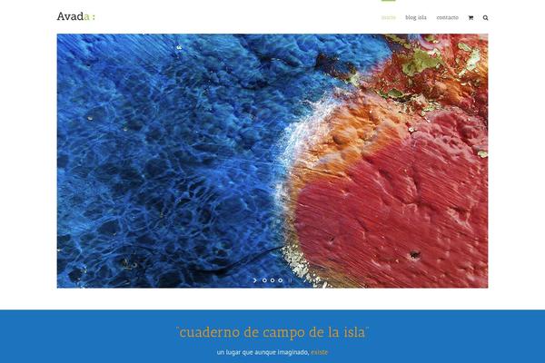 Avada theme site design template sample