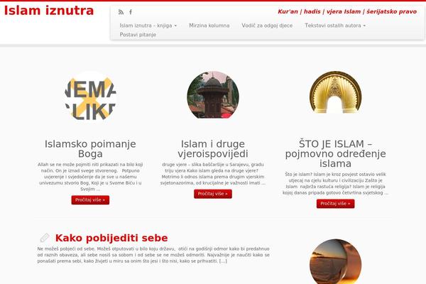 Customizr theme site design template sample