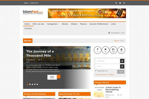 AlYoum theme site design template sample