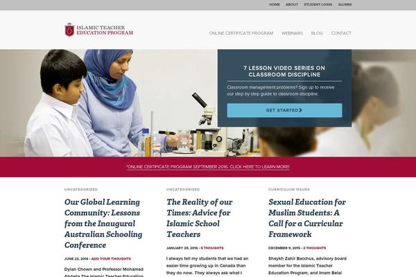 islamicteachereducation.com site used Itep