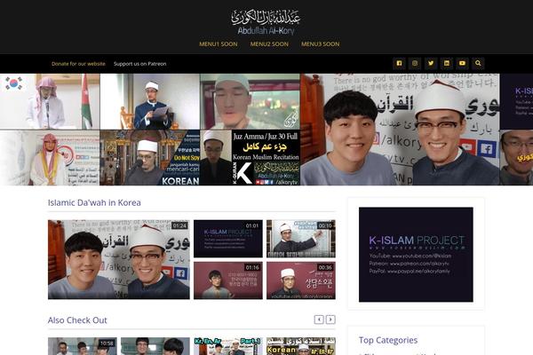 Truemag theme site design template sample
