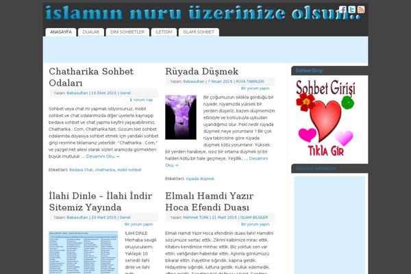 islamnurusohbet.net site used Manda