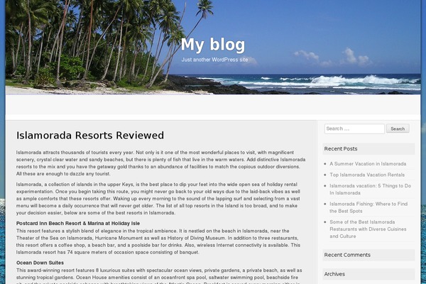 Travel Guide theme site design template sample