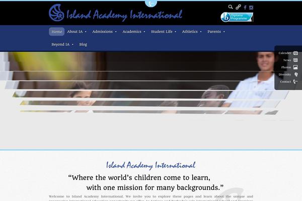 Site using Parallax Scroll plugin