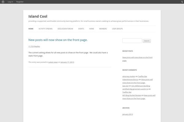Site using Bebop plugin