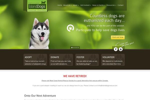 Site using Petfinder Listings plugin