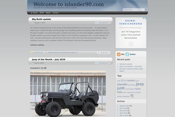 Arjuna X theme site design template sample