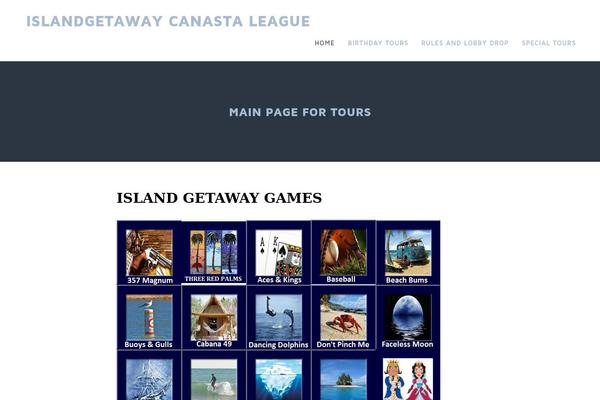 Adirondack theme site design template sample