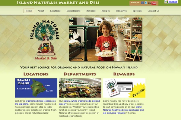 islandnaturals.com site used Qwertypress