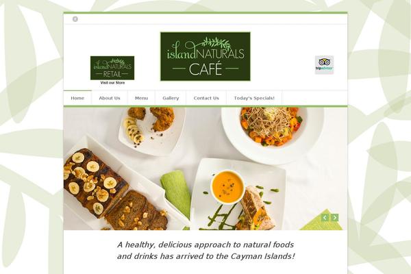 Organic Shop theme site design template sample