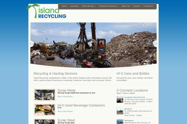 islandrecycling.com site used Unite