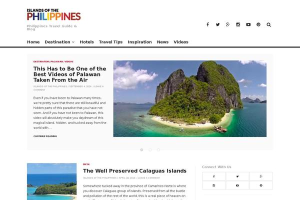 islandsofthephilippines.com site used Newsup