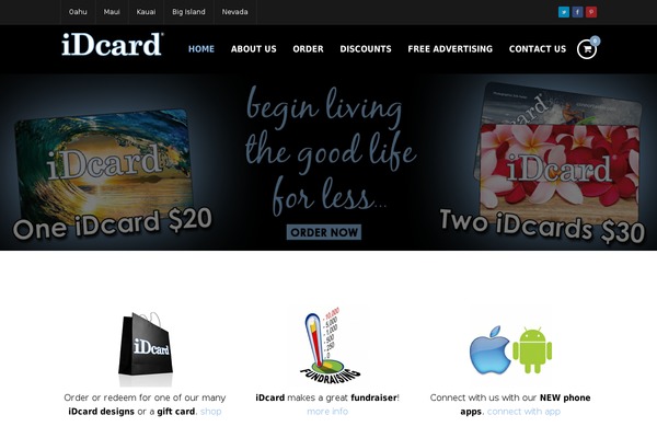 Thunder theme site design template sample