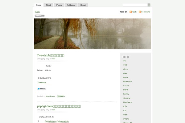 Misty Look theme site design template sample