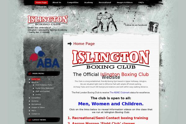islingtonboxingclub.org site used Greyzed
