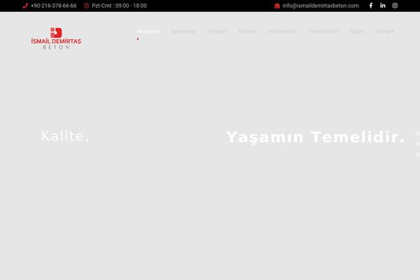 ismaildemirtasbeton.com site used Corzo