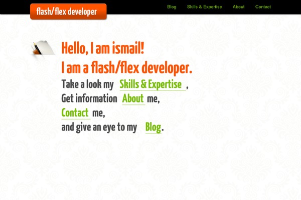 Minimal theme site design template sample