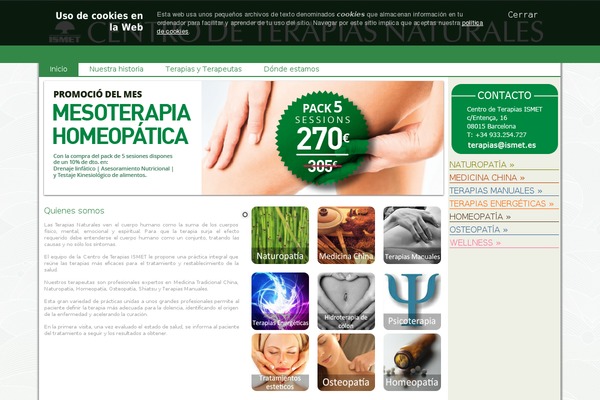 ismetsalud.com site used Cook-traveler