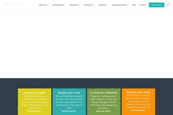 Divi theme site design template sample