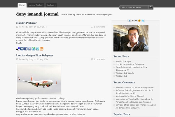 Kahuna theme site design template sample