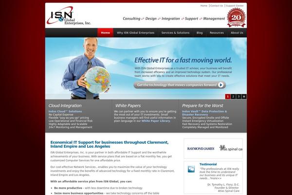 Core theme site design template sample