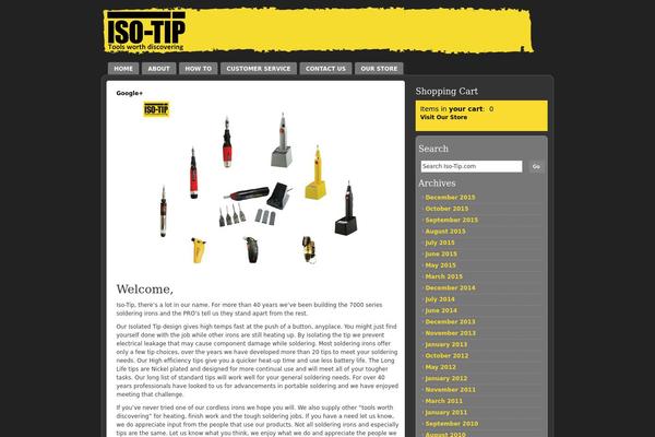 iso-tip.com site used Divi Child