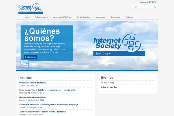 isoc-es.org site used Isoc-wp-master