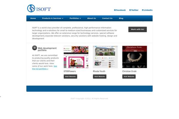 Nexus theme site design template sample