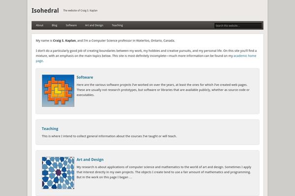 Site using WP QuickLaTeX plugin