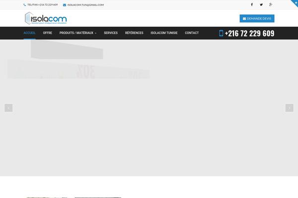 Darna theme site design template sample