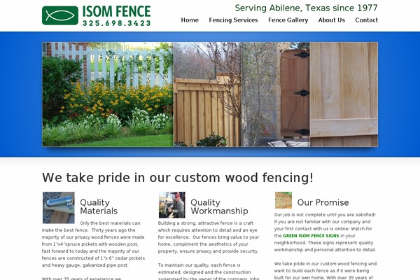 isomfence.com site used Striking