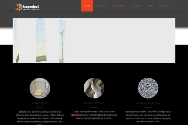 Invert theme site design template sample