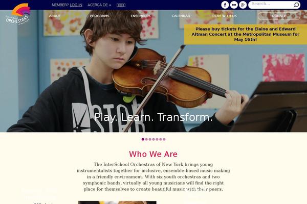 Iso theme site design template sample