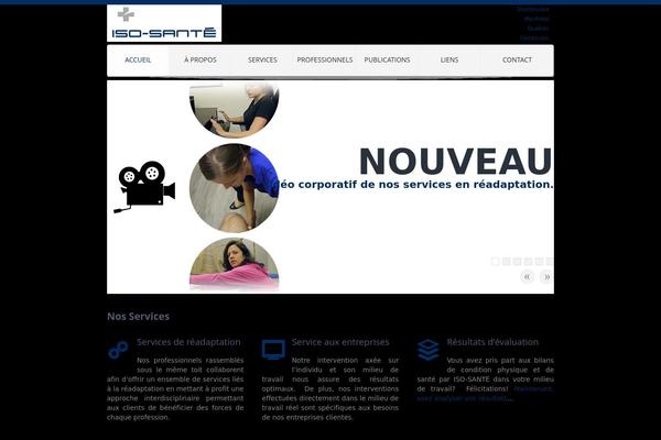 Think theme site design template sample