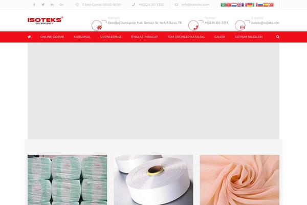 Constructo theme site design template sample