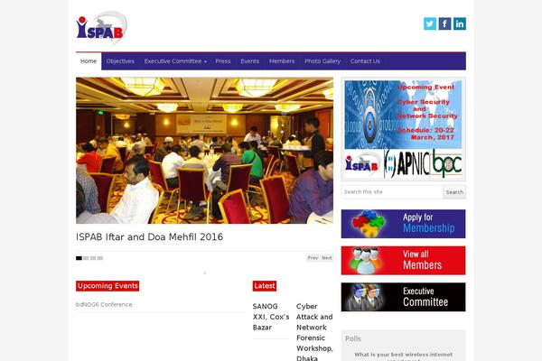 ispab.org site used NewsPlus