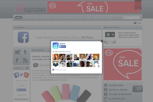 Content Cards website example screenshot
